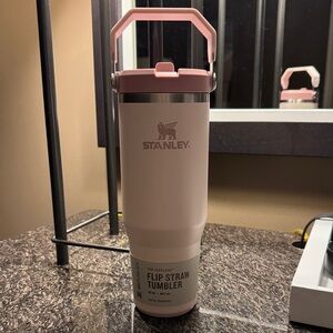 Stanley The IceFlow Flip Straw Tumbler - 30oz Rose Quartz color
